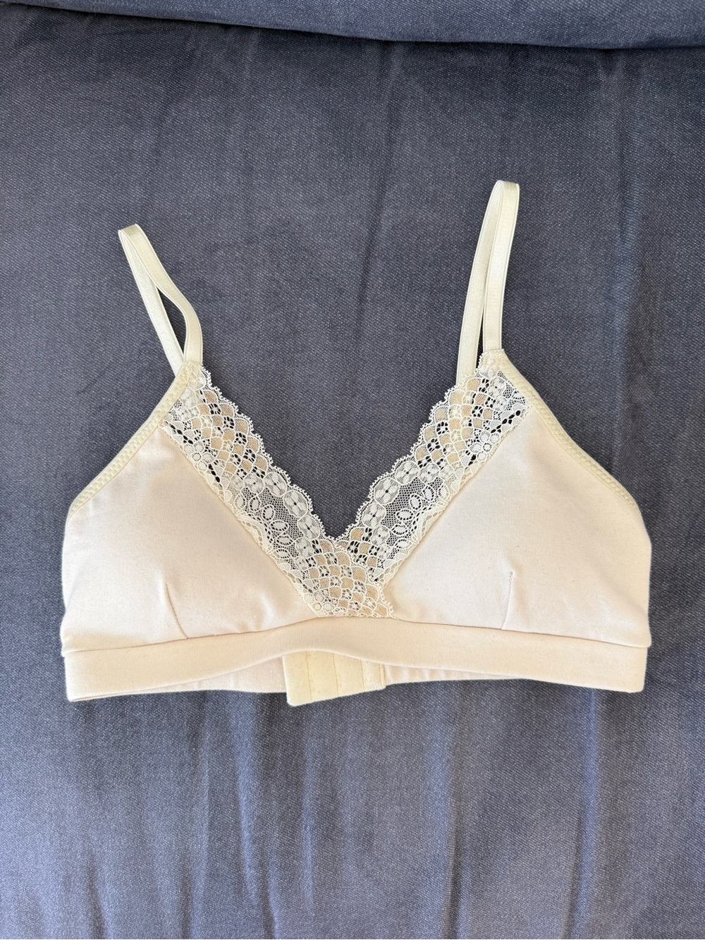 Organic cotton bralette